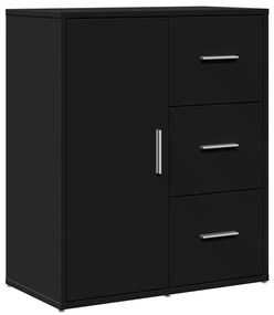 Aparadores 2 pcs 60x31x70 cm derivados de madeira preto