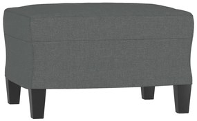 4 pcs conjunto de sofás tecido cinzento-escuro