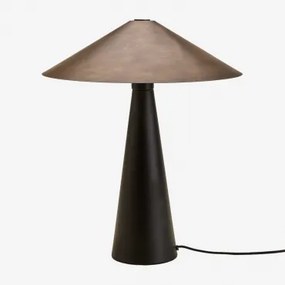 Candeeiro De Mesa Em Ferro Elidi Preto - Sklum