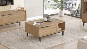 Mesa de Centro ON2 – Nogueira – 90x37,6x60 cm
