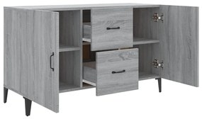 Aparador 100x36x60 cm derivados de madeira cinzento sonoma