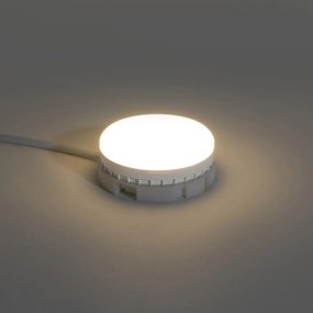Conjunto de 5 lâmpadas LED GX53 reguláveis em 3 níveis 9W 900 lm 3000K