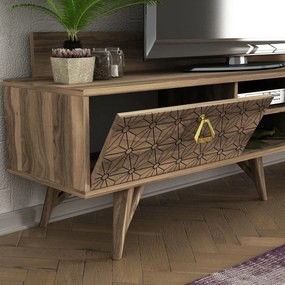 Móvel de TV Sehpası – 180 x 48,6 x 29,5 cm | Estilo Oriental e Funcion