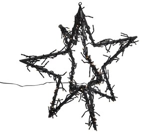 Estrela de Natal Estrela Preta incl. LED IP44 - Brilli