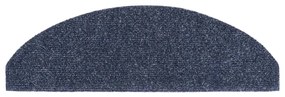 Tapetes de escada autoadesivos 30 pcs 65x21x4 cm azul