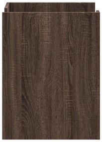 Mesa cabeceira 45x50x65 cm derivados madeira carvalho castanho