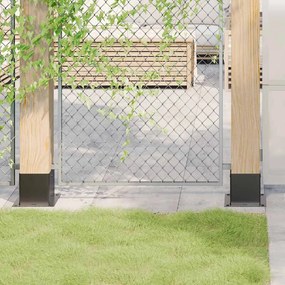 vidaXL Bases de coluna quadradas 12 peças 141x141mm aço revestido a pó