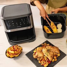 Fritadeira sem óleo Cecotec com capacidade de 8 L Cecofry Supreme 8000 touch airfryer e tecnologia PerfectCook