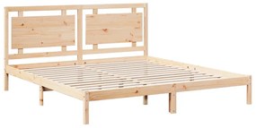 Cama extra longa sem colchão 200x220 cm madeira maciça