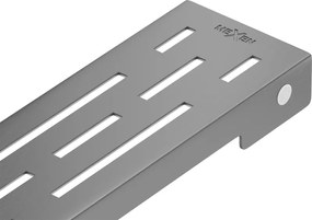 Mexen Flat M01 cobertura para ralo linear 100 cm, cinza escovado - 1E20100