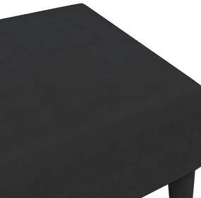 Apoio de pés 77x55x31 cm veludo preto