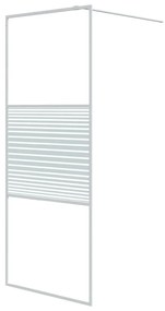 Divisória de chuveiro vidro transparente ESG 80x195 cm branco