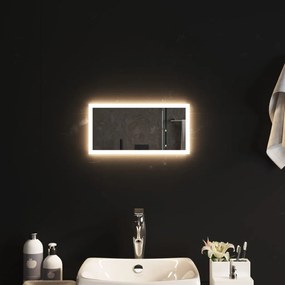 vidaXL Espelho de casa de banho com luzes LED 20x40 cm