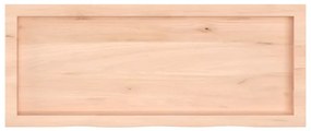 Tampo de mesa 100x40x(2-4) cm carvalho maciço não tratado
