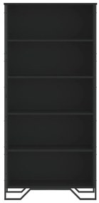 Estante 80x31x169 cm derivados de madeira preto