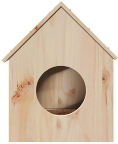 Casa do gato 90x60x67 cm madeira de pinho maciça