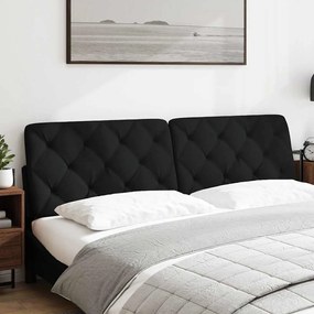 Almofadão de cabeceira 180 cm tecido preto
