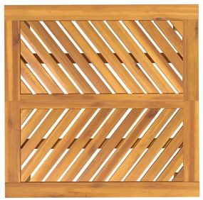 Mesa de jantar para jardim 90x90x74 cm madeira de acácia maciça