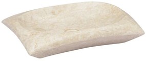 vidaXL Lavatório 50x35x10 cm mármore cor creme