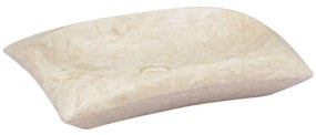 Lavatório 50x35x10 cm mármore cor creme