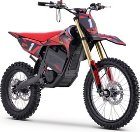Mota cross para crianças Motocross Motors Venom – 8000W, 3 modos de condução Vermelha