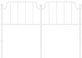 Cabeceira de cama 150 cm metal branco
