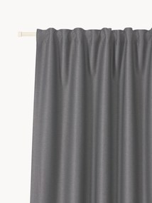 Cortinas blackout com várias fitas Asher, 2 uni.