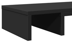 Suporte para monitor ajustável derivados de madeira preto