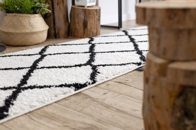 Tapete, Passadeira BERBER CROSS branco - para cozinha, ante-sala, corredor
