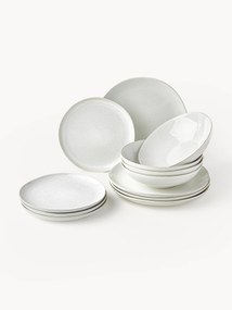 Conjunto de loiça com vidrado reativo Gemma, 4 pessoas, 12 uni.