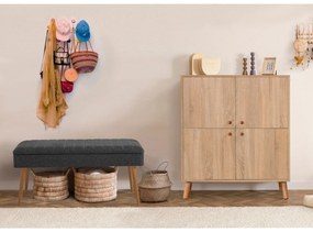 **** Conjunto de Mobiliário de Entrada Multilux – Sonomo Anthracite –