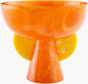 Taça decorativa artesanal com aspeto de mármore Como