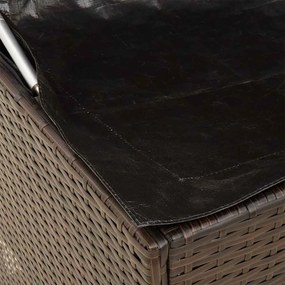 Caixa para almofadões de exterior 100x55x55,5 cm vime PE