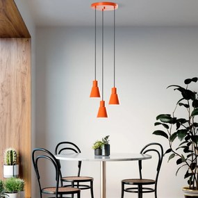 Chandelier Konikkem – Laranja – Diâmetro 40 cm