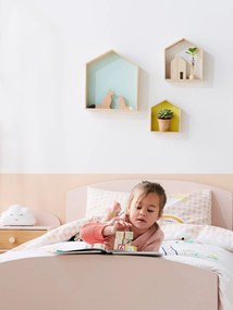 Agora -23%: Lote de 3 estantes casinha madeira/multicolor