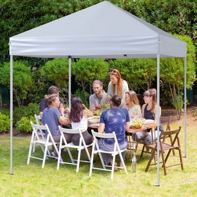 Tenda jardim, feiras eventos dobrável pop-up 2 x 2 m, impermeável com Bolsa de transporte Bolsa de transporte branco