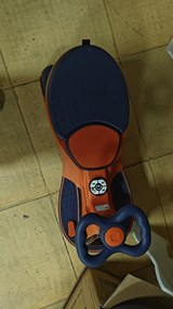 AIYAPLAY Carro Elétrico Infantil 12V, Veículo Elétrico Infantil com Bateria de Lítio, Iluminação RGB, Rodas Iluminadas, Laranja | Aosom Portugal