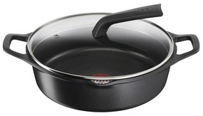 Caçarola com Tampa Tefal E2497244 Preto ø 28 cm