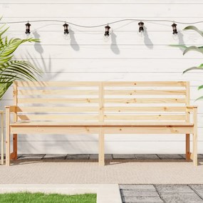 vidaXL Banco de jardim 203,5x48x91,5 cm madeira de pinho maciça