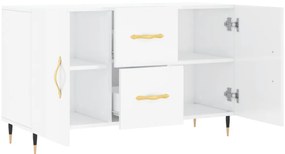 Aparador 100x36x60 cm derivados de madeira branco brilhante