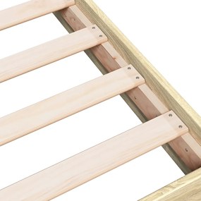 Estrutura cama s/ colchão derivados de madeira carvalho sonoma