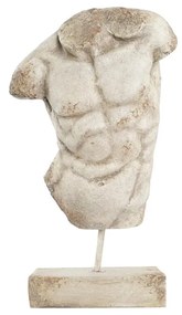 Figura Decorativa Dkd Home Decor Acabamento Envelhecido Branco Magnésio Busto (40 X 17 X 69 cm)