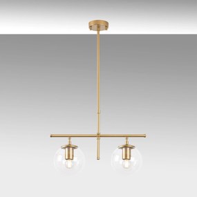 Candeeiro de Teto Roe – Dourado Brilhante – 52 x 15 x 36-76 cm