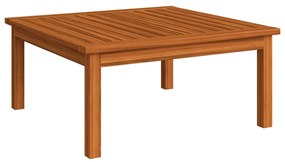 vidaXL Mesa lounge de jardim 63x63x30 cm madeira de acácia maciça