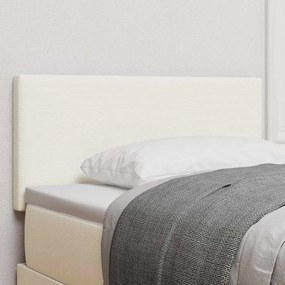 Cabeceira vidaXL Design Simples Creme 80 cm Tecido Corduroy