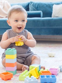 As minhas Primeiras Peças de construção Suaves - INFANTINO multicolor