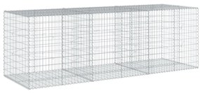 Cesto gabião com cobertura 300x100x100 cm ferro galvanizado