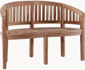 Banco de jardim em madeira de teca Baa (2 lugares)