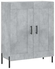 Armário alto 69,5x34x180 cm derivados de madeira cinza cimento