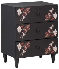 vidaXL Mesa-de-cabeceira com gaveta Multicolor 50 x 33 x 60 cm